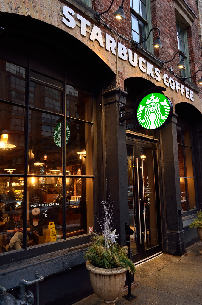 A starbucks shop